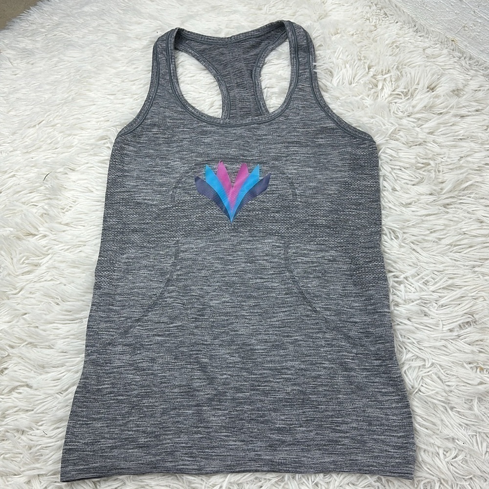 Lululemon Swiftly Tech Tank Heathered Slate